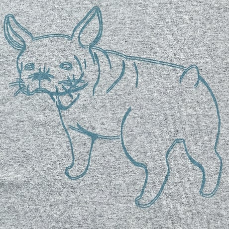 フレンチブルドッグ　ポケット付きTシャツ　Mサイズ　現品限り