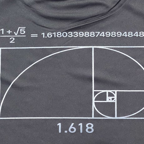フィボナッチ数列　ドライTシャツ