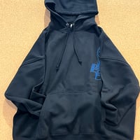 アメリカ　パーカー　黒　Lサイズ
