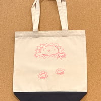にゃんこ飛び出し注意！　トートバッグ