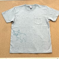 フレンチブルドッグ　ポケット付きTシャツ　Mサイズ　現品限り