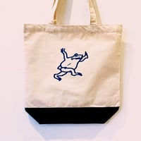 鳥獣戯画アクロバットカエル　トートバッグ