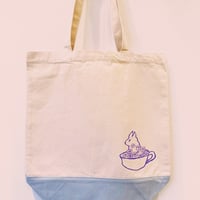 ティーカップうさぎ　トートバッグ