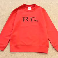 Reロゴ　トレーナー　レッド　130サイズ