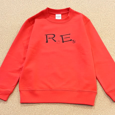 Reロゴ　トレーナー　レッド　130サイズ