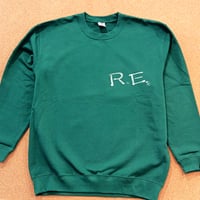 Reロゴ　トレーナー　グリーン　XLサイズ