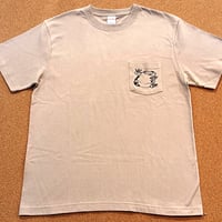 Analog FROG Backlog　ポケット付きTシャツ　Lサイズ　限定色オフピンク　現品限り