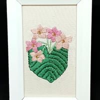 すみれ　刺繍フレーム