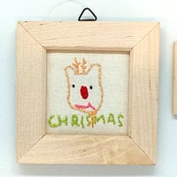 トナカイ　刺繍フレーム