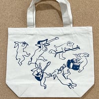 鳥獣戯画バンド　トートバッグ