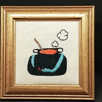 魔女とヘビとまほうの薬 刺繍フレーム