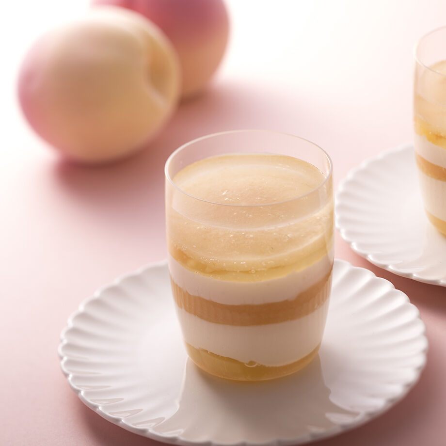 贅沢桃のパンナコッタ | エレ・モンターニュ オンラインショプ