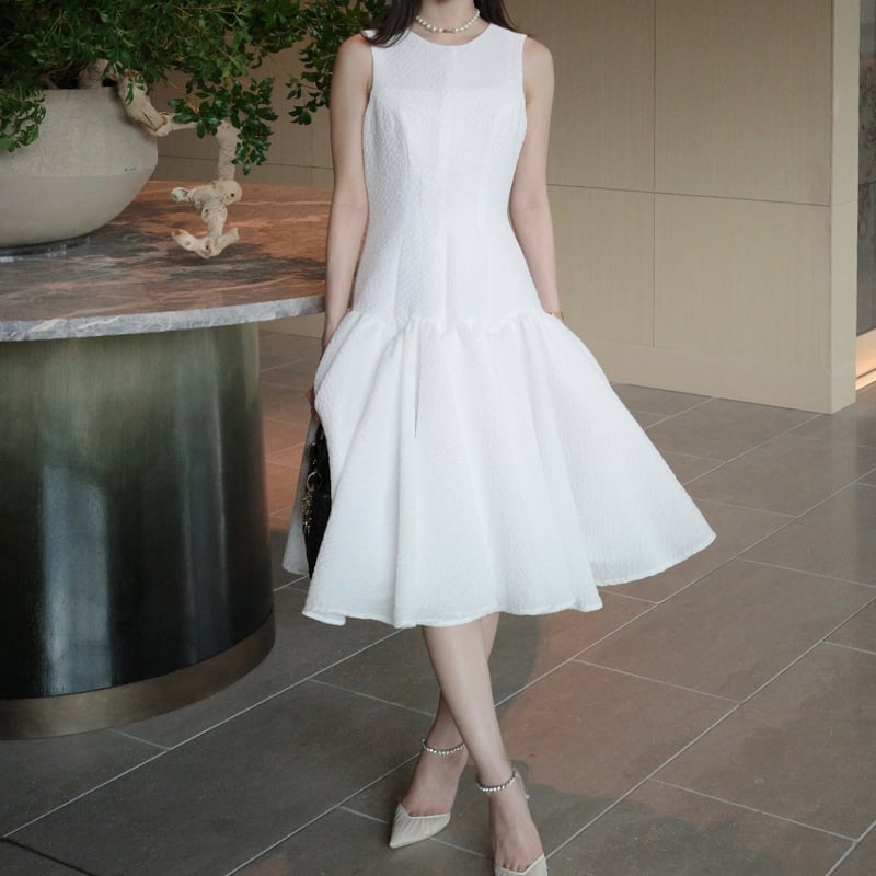 Ayane Hidaka★完売品 Dahliaノースリーブフレアワンピース 36 Dahlia dress | Ayane Hidaka