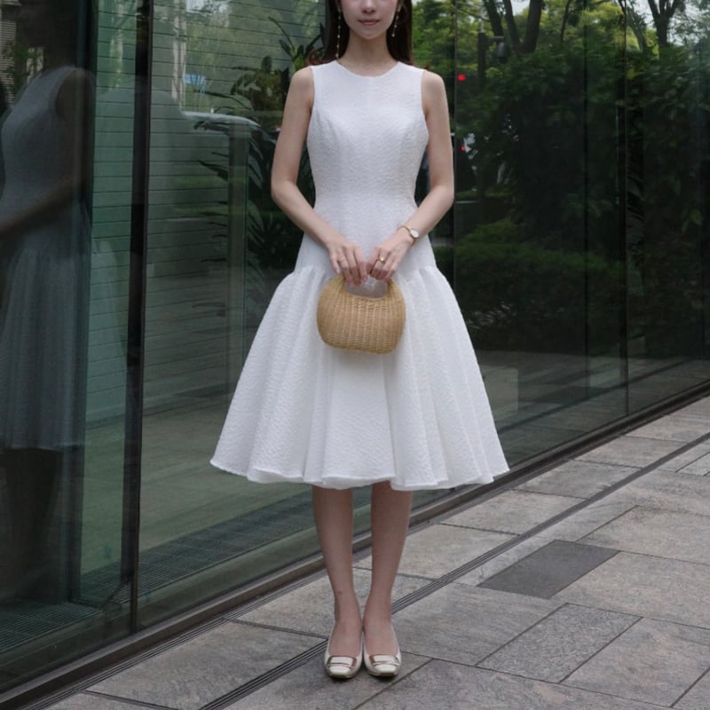 Ayane Hidaka★完売品 Dahliaノースリーブフレアワンピース 36 Dahlia dress | Ayane Hidaka