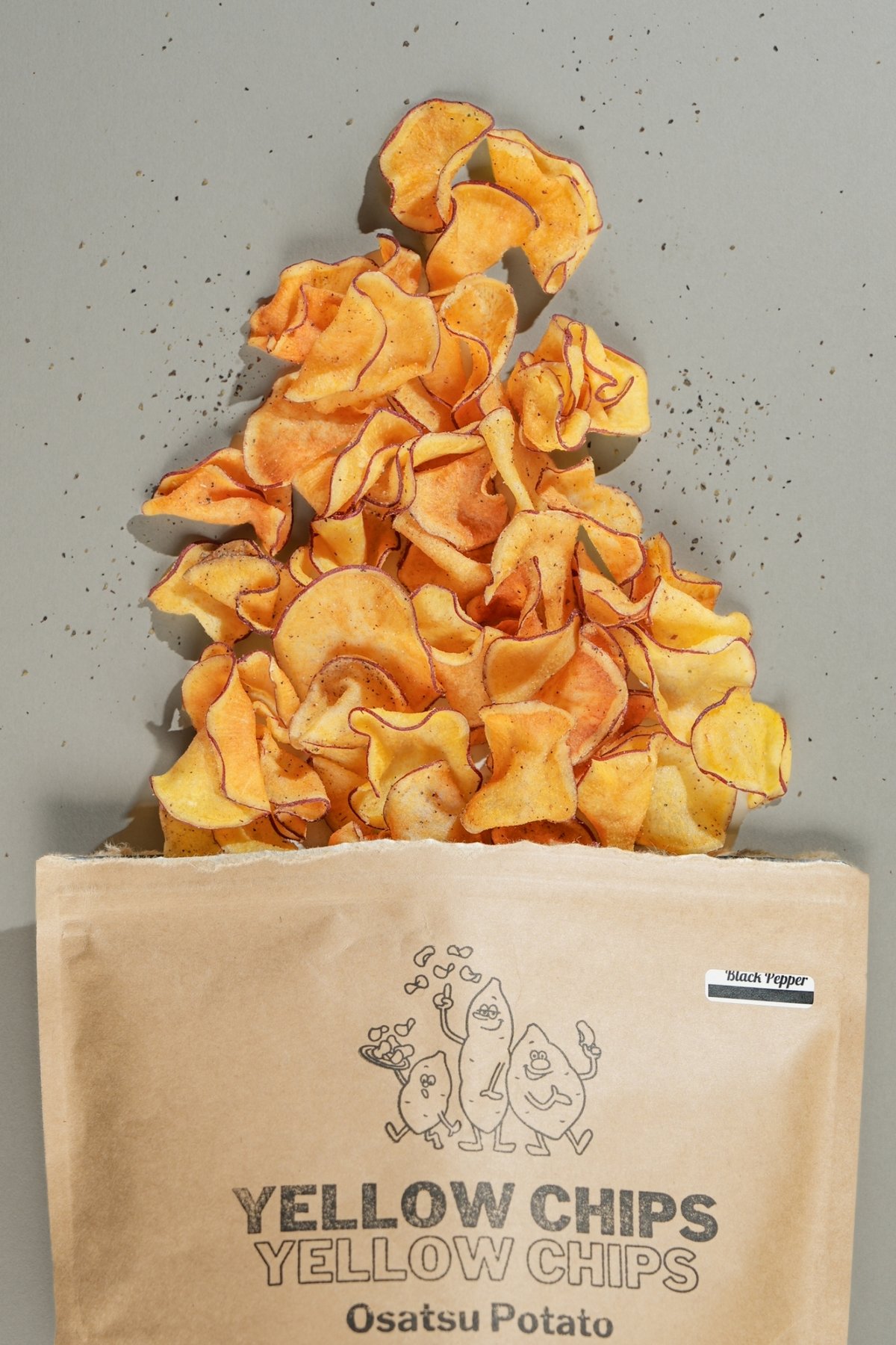 YELLOWCHIPS ﾌﾞﾗｯｸﾍﾟｯﾊﾟｰ Mサイズ | GreenDoor ONLINE