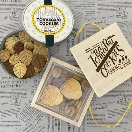 《2種セット》紅茶のクッキー缶＆コーヒークッキーボックス