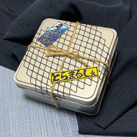 牡蠣のバタークッキー缶