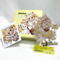 （アクスタセット）TORAMarche×わにコラボクッキー缶