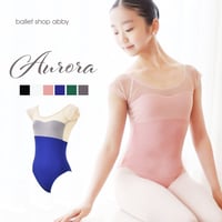 <abby Ballet Leotard> Aurora Beauty Sheer Leotard Kids & Juniors（abby-l10）