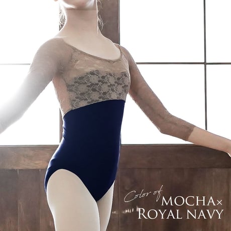 <abby Ballet Leotard> Marie Lace Leotard Kids & Juniors（abby-l05）
