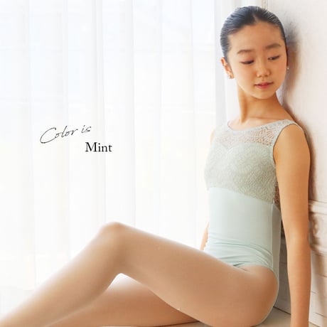 <abby Ballet Leotard> Vivienne Rich Lace Leotard Kids & Juniors（abby-l14）