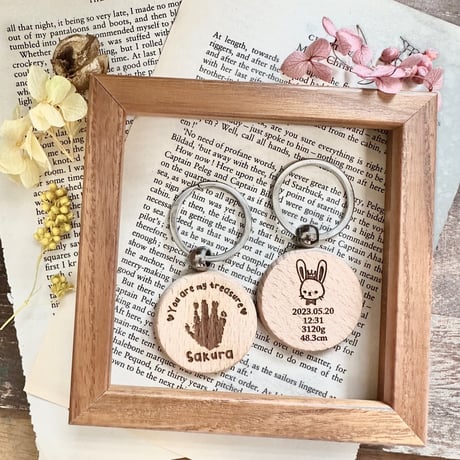 ★FISHMOON☆様オーダーページ❁手形足形キーホルダー꘎୫名入れギフト記念品 ☆FISHMOON☆様オーダーページ❁手形足形キーホルダー꘎୫名入れ