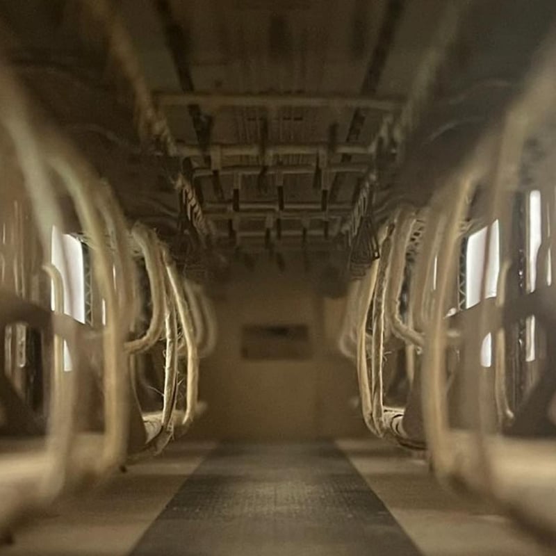 Cardboard Train Yamanote Line E235 Series 段ボール山