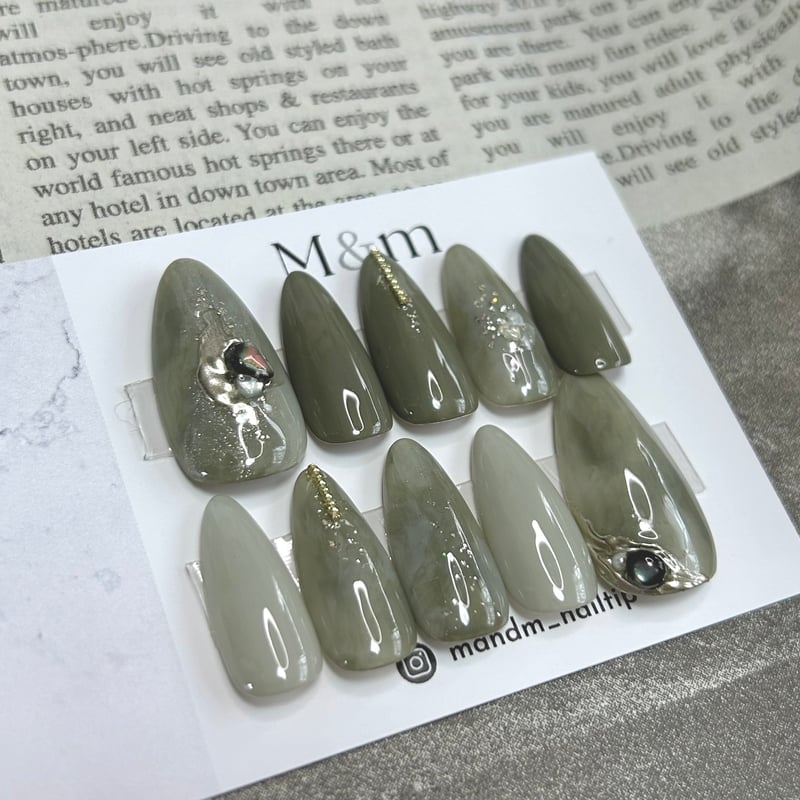 グレーニュアンス | M&m nailtip STORE