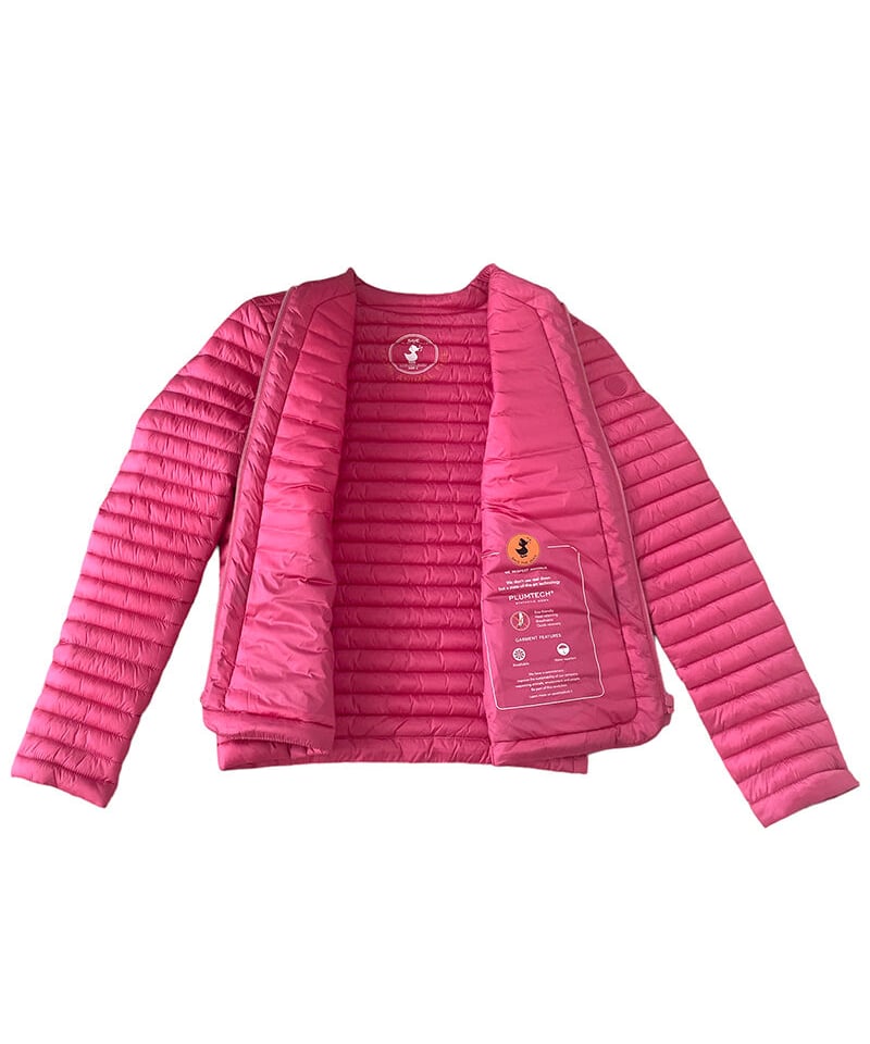 SAVE THE DUCK 】サッと羽織ってノーカラーダウンジャケット