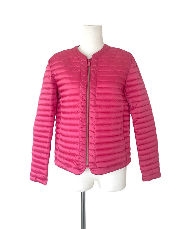 SAVE THE DUCK 】サッと羽織ってノーカラーダウンジャケット