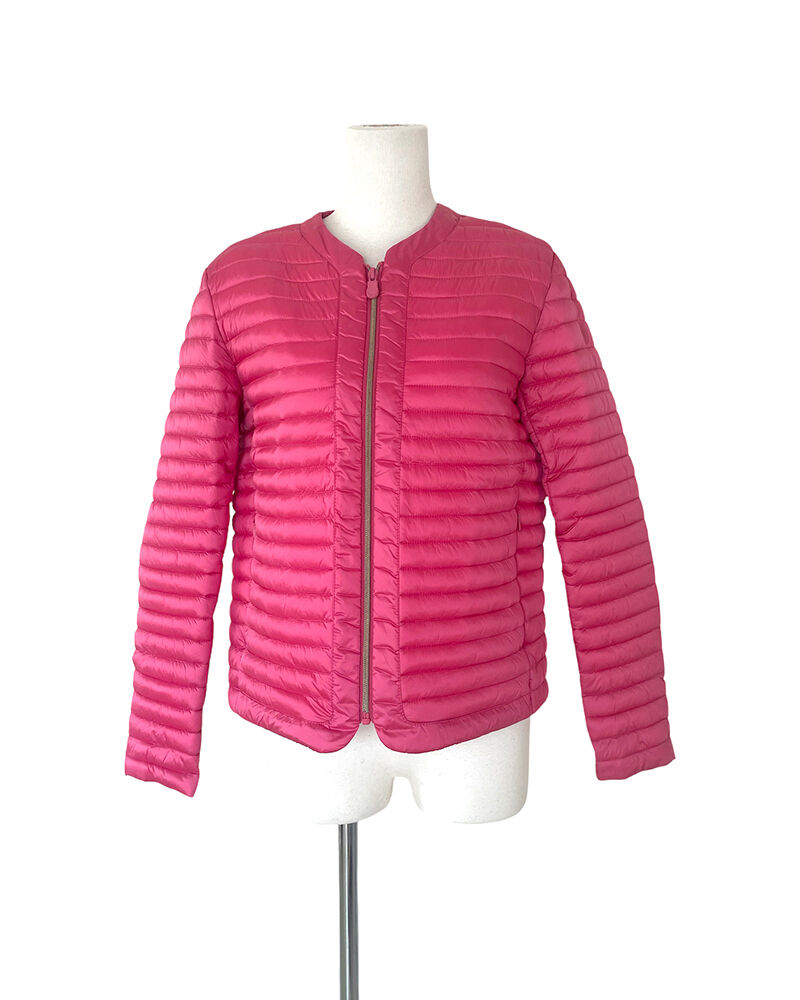 SAVE THE DUCK 】サッと羽織ってノーカラーダウンジャケット