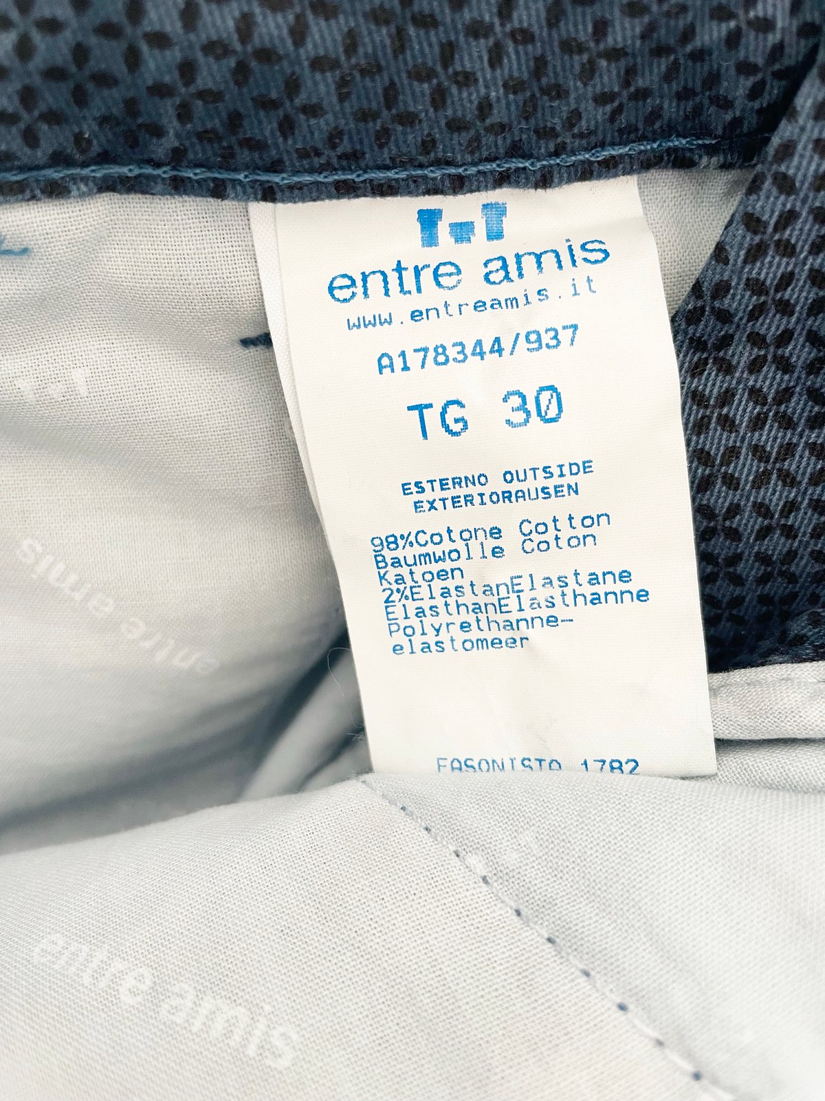 entre amis 】アントレアミ メンズパンツ size 30(ネイビー entre amis 】アントレアミ メンズパンツ size 30(ネイビー