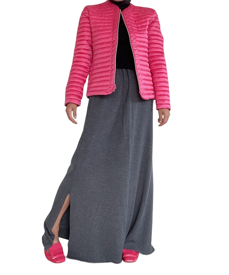 SAVE THE DUCK 】サッと羽織ってノーカラーダウンジャケット