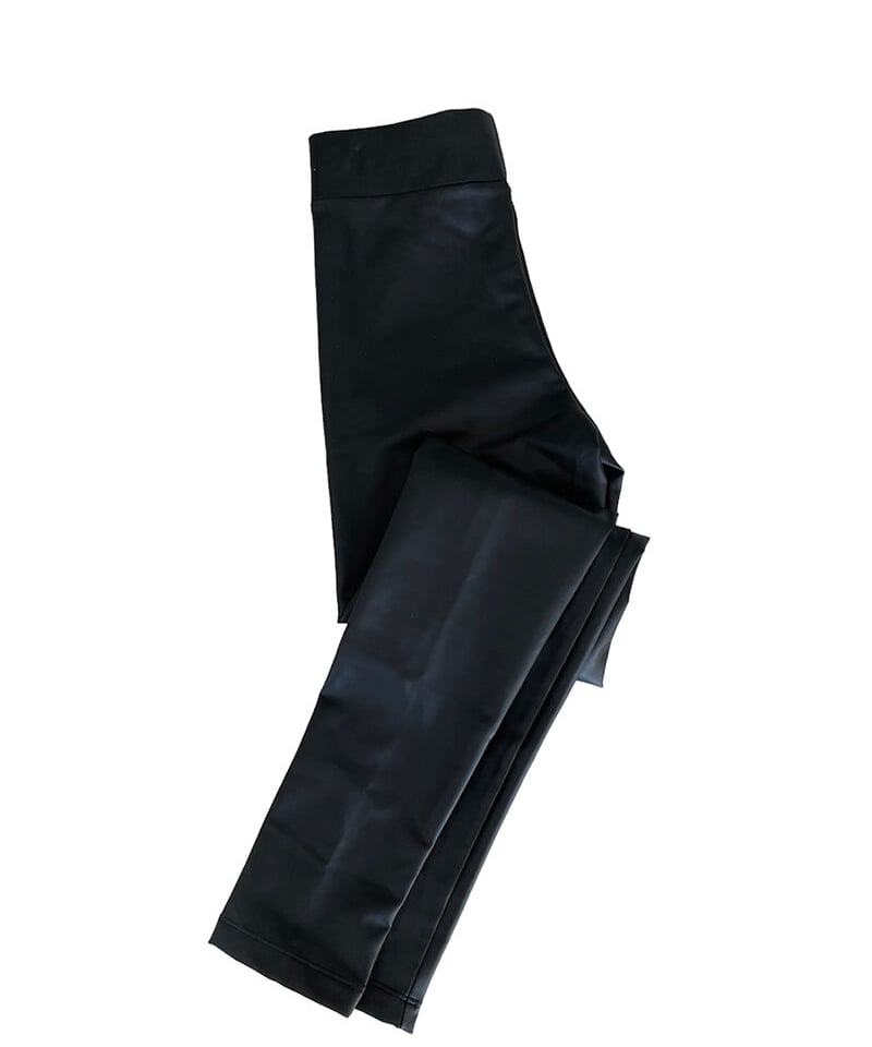 Pierre Mantoux 】世界イチだと豪語したい！フェイクレザーレギンス M