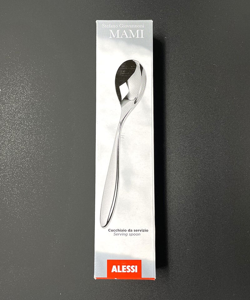 ALESSI 】オブジェクトが美しいMAMI サービングスプーン 24.5cm ALESSI 】オブジェクトが美しいMAMI サービングスプーン 24.5cm