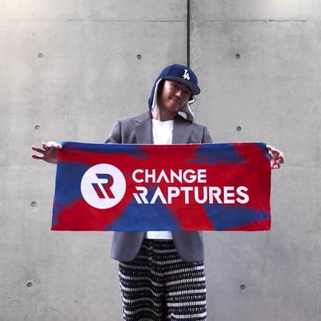 【チーム公式】オリジナルフェイスタオル（CHANGE RAPTURES）