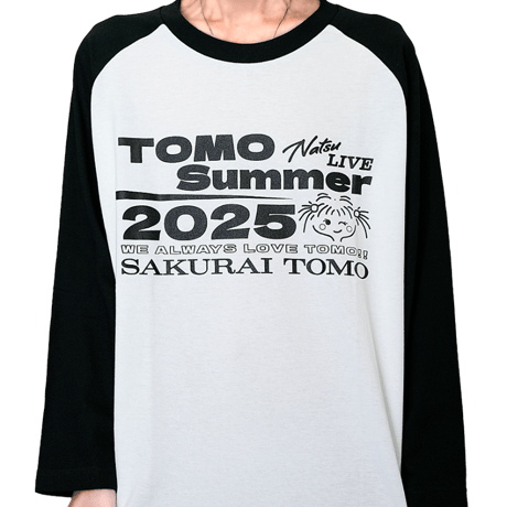 TOMO夏2025Ｔシャツ 黒 半袖・長袖　お届けに2～3週間お時間をいただきます