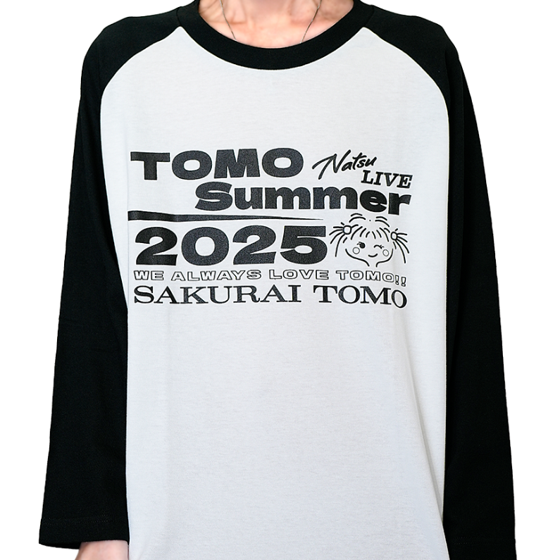 TOMO夏2025Tシャツ 黒 半袖・長袖 お届けに2～3週間お時間をいただき