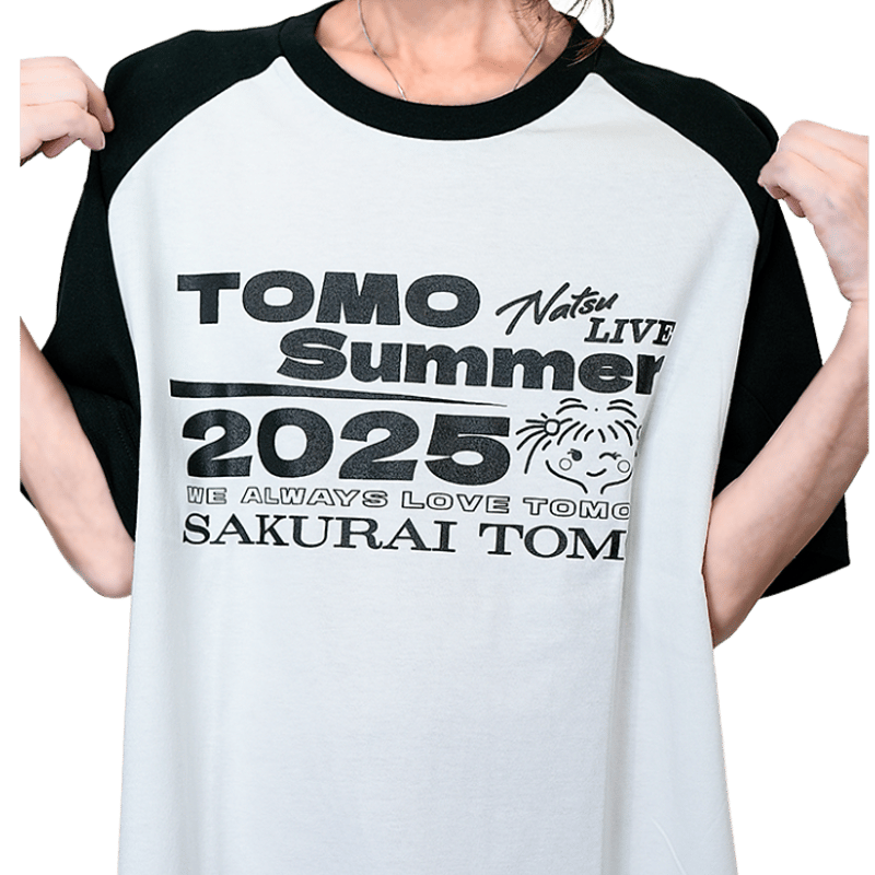 TOMO夏2025Tシャツ 黒 半袖・長袖 お届けに2～3週間お時間をいただき