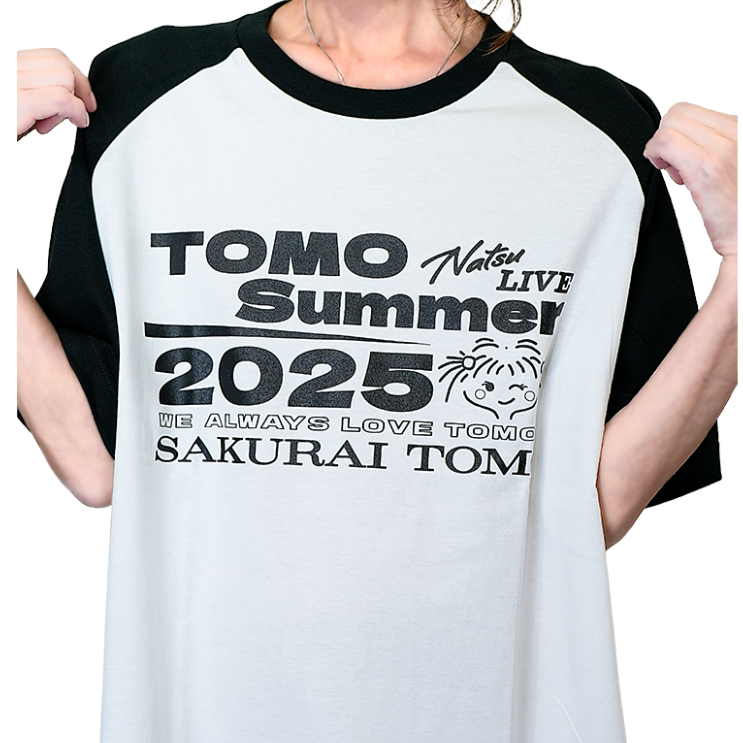 TOMO夏2025Tシャツ 黒 半袖・長袖 お届けに2～3週間お時間をいただき
