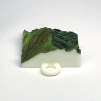 32.「苗場山」 日本百名山コレクション 【国土地理院3Dデータ使用】3Dプリント 3x3cm