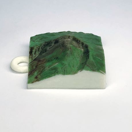 15.「鳥海山」 日本百名山コレクション 【国土地理院3Dデータ使用】3Dプリント 3x3cm
