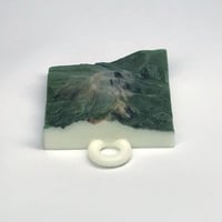 24.「那須岳」 日本百名山コレクション 【国土地理院3Dデータ使用】3Dプリント 3x3cm