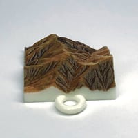 71.「丹沢山」 日本百名山コレクション 【国土地理院3Dデータ使用】3Dプリント 3x3cm