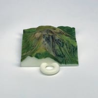 58.「焼岳」 日本百名山コレクション 【国土地理院3Dデータ使用】3Dプリント 3x3cm