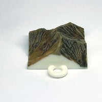 80.「北岳」 日本百名山コレクション 【国土地理院3Dデータ使用】3Dプリント 3x3cm