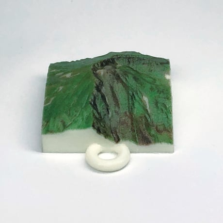 15.「鳥海山」 日本百名山コレクション 【国土地理院3Dデータ使用】3Dプリント 3x3cm