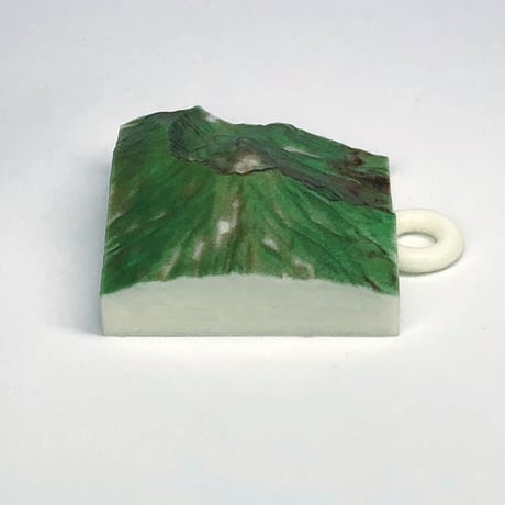 15.「鳥海山」 日本百名山コレクション 【国土地理院3Dデータ使用】3Dプリント 3x3cm