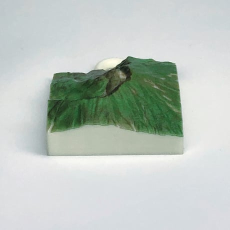 15.「鳥海山」 日本百名山コレクション 【国土地理院3Dデータ使用】3Dプリント 3x3cm
