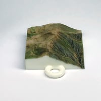 16.「月山」 日本百名山コレクション 【国土地理院3Dデータ使用】3Dプリント 3x3cm